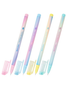 Ручка гелевая BRAUBERG GRADE PASTEL, СИНЯЯ, игольчатый узел 0,5 мм, линия письма 0,3 мм, 144284