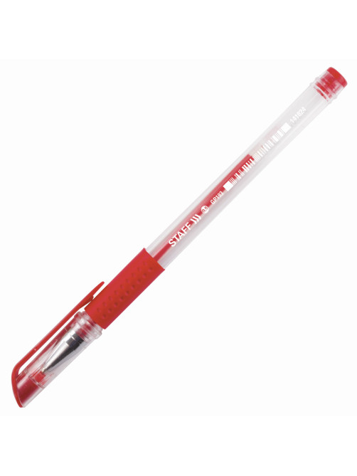 Ручка гелевая с грипом STAFF 