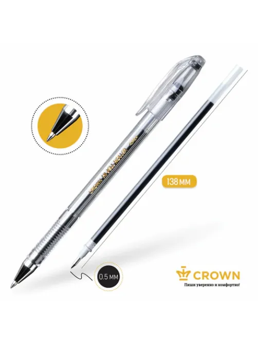 Ручка гелевая CROWN 