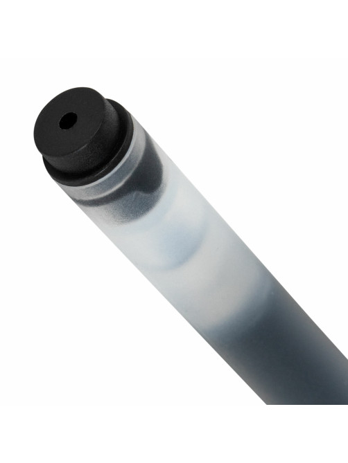 Ручки гелевые BRAUBERG X-WRITER 1800, УВЕЛИЧЕННАЯ ДЛИНА ПИСЬМА 1 800 м, ЧЕРНЫЕ, КОМПЛЕКТ 10 ШТУК, стандартный узел 0,5 мм, 144138