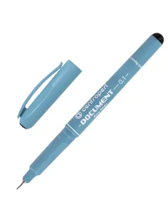 Ручка капиллярная (линер) ЧЕРНАЯ CENTROPEN 