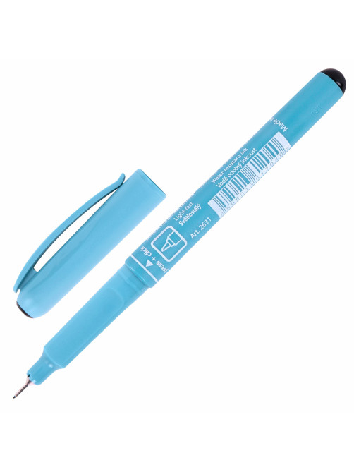 Ручки капиллярные (линеры) ЧЕРНЫЕ CENTROPEN 