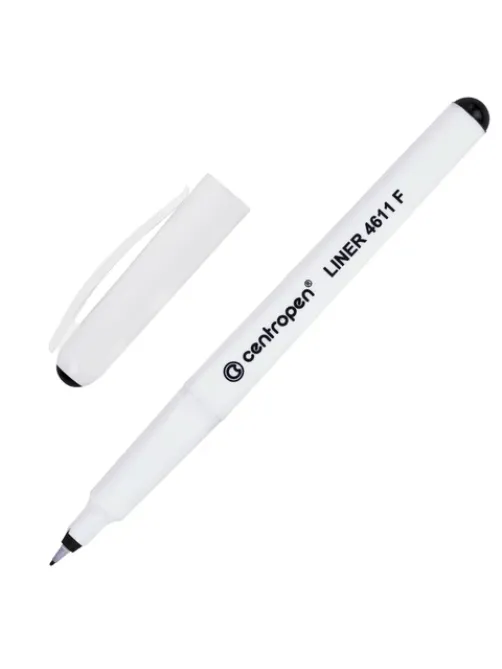Ручка капиллярная (линер) ЧЕРНАЯ CENTROPEN 