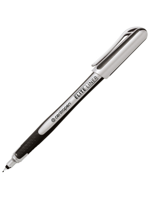 Ручка капиллярная (линер) ЧЕРНАЯ CENTROPEN 