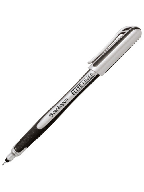 Ручка капиллярная (линер) ЧЕРНАЯ CENTROPEN 