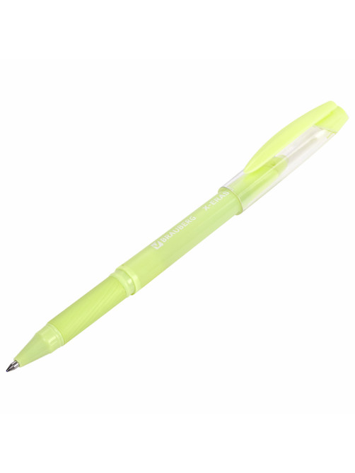Ручка стираемая гелевая с грипом BRAUBERG X-ERASE PASTEL, СИНЯЯ, узел 0,7 мм, линия 0,35 мм, 143953