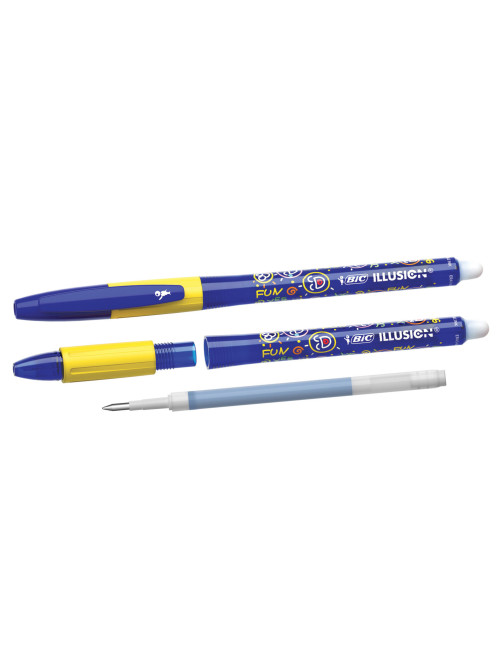 Ручка стираемая гелевая с грипом BIC 