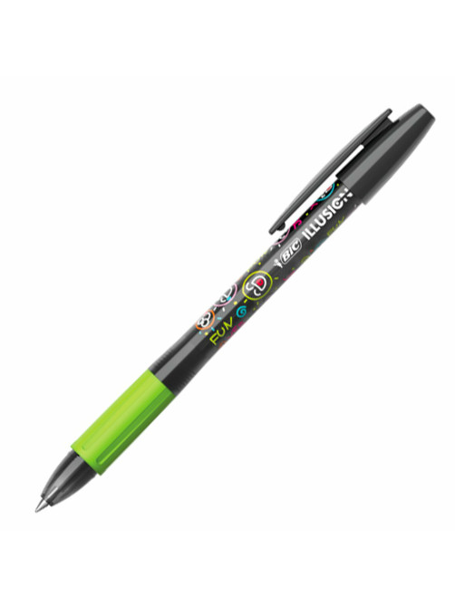 Ручка стираемая гелевая с грипом BIC 