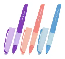 Ручка стираемая гелевая с эргономичным грипом BRAUBERG REPEAT COLOR, СИНЯЯ, ассорти, 0,5 мм,144072