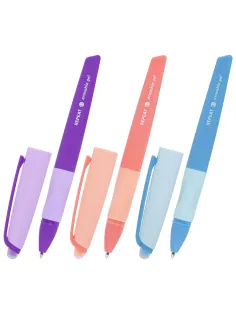 Ручка стираемая гелевая с эргономичным грипом BRAUBERG REPEAT COLOR, СИНЯЯ, ассорти, 0,5 мм,144072