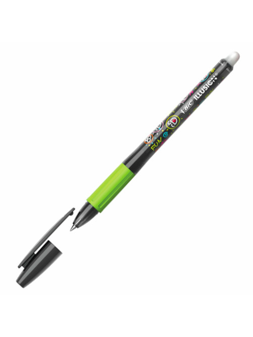 Ручка стираемая гелевая с грипом BIC 