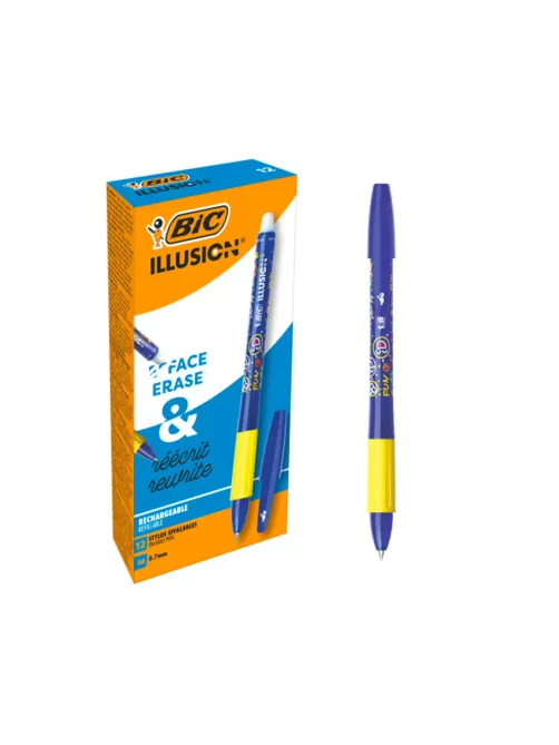 Ручка стираемая гелевая с грипом BIC 
