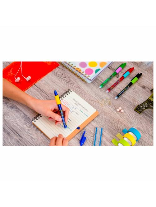 Ручка стираемая гелевая с грипом BIC 