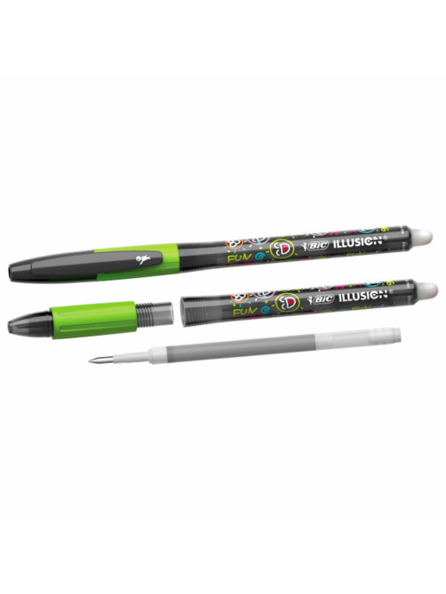 Ручка стираемая гелевая с грипом BIC 