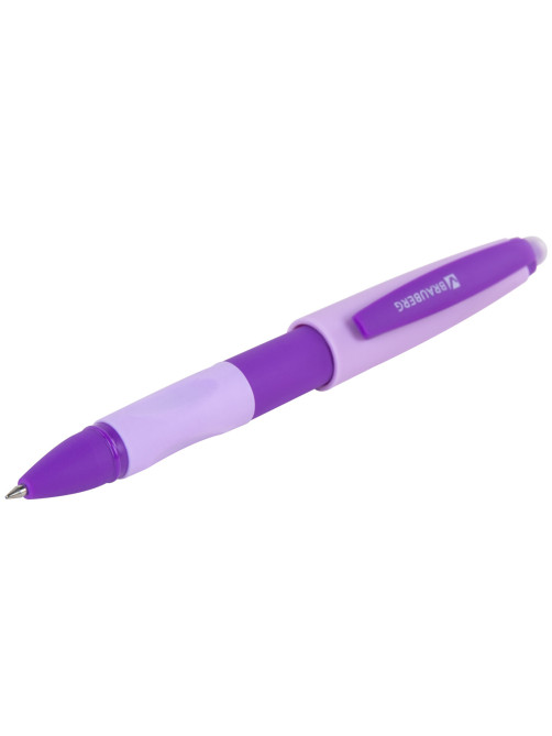 Ручка стираемая гелевая с эргономичным грипом BRAUBERG REPEAT COLOR, СИНЯЯ, ассорти, 0,5 мм,144072