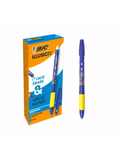 Ручка стираемая гелевая с грипом BIC 