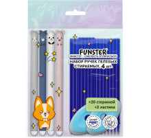 Ручки гелевые стираемые FUNSTER (ФАНСТЕР) 