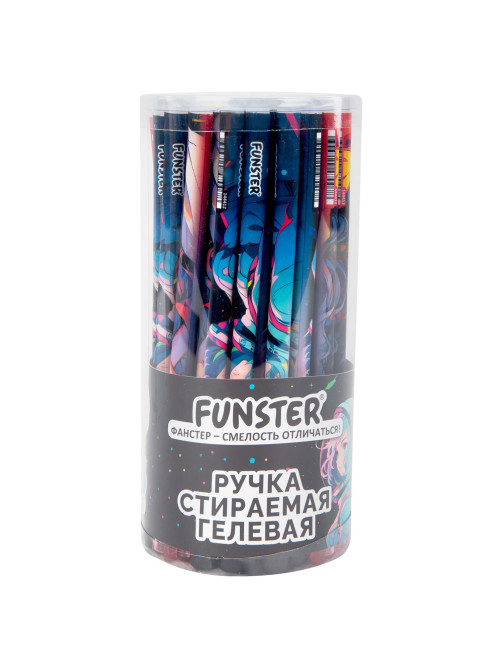 Ручка стираемая гелевая с принтом FUNSTER (ФАНСТЕР) 