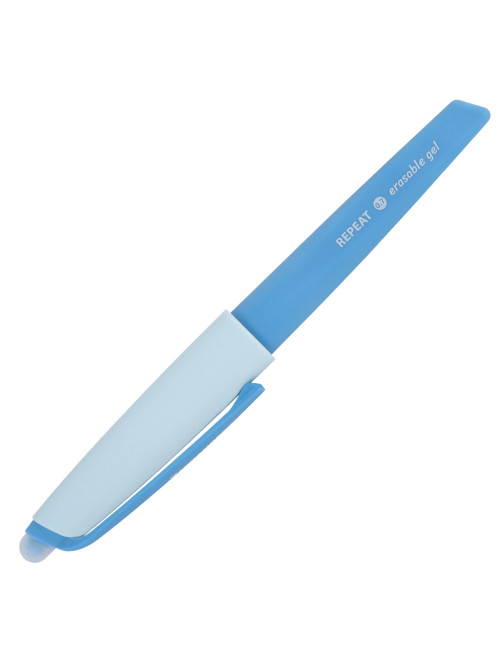 Ручка стираемая гелевая с эргономичным грипом BRAUBERG REPEAT COLOR, СИНЯЯ, ассорти, 0,5 мм,144072