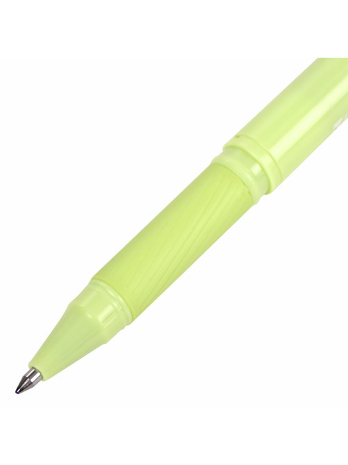 Ручка стираемая гелевая с грипом BRAUBERG X-ERASE PASTEL, СИНЯЯ, узел 0,7 мм, линия 0,35 мм, 143953