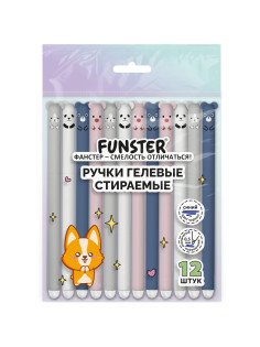 Ручки гелевые стираемые FUNSTER (ФАНСТЕР) 