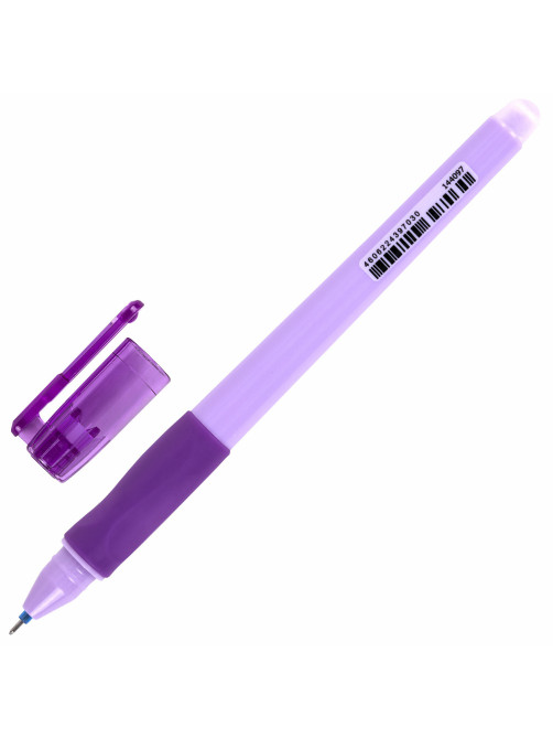 Ручка стираемая гелевая с эргономичным грипом BRAUBERG KIDS 