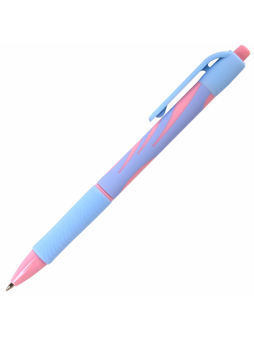Ручка шариковая автоматическая BRAUBERG ULTRA-RT PASTEL, СИНЯЯ, 0,7 мм, линия 0,35 мм, 143933