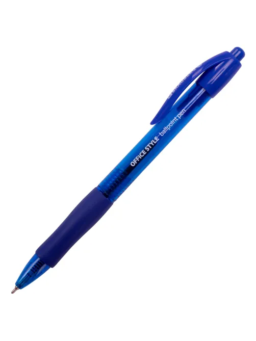 Ручка шариковая автоматическая с грипом BRAUBERG 