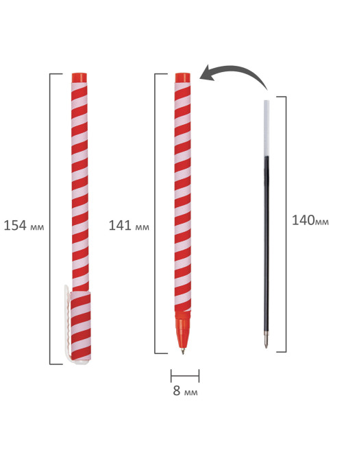 Ручка шариковая BRAUBERG SOFT TOUCH STICK 