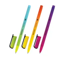 Ручка шариковая BRAUBERG GRADE, СИНЯЯ, корпус soft-touch, пишущий узел 0,7 мм, линия письма 0,35 мм, 144207