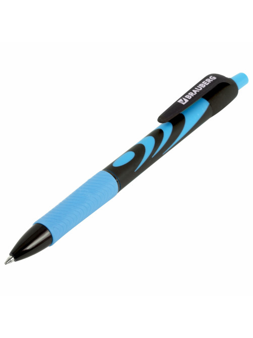 Ручка шариковая автоматическая BRAUBERG ULTRA-RT, СИНЯЯ, 0,7 мм, линия 0,35 мм, 143935