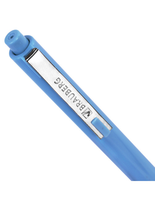 Ручка шариковая автоматическая с грипом BRAUBERG 
