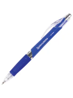 Ручка шариковая автоматическая с грипом BRAUBERG 