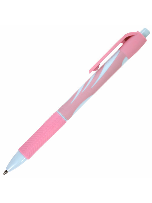 Ручка шариковая автоматическая BRAUBERG ULTRA-RT PASTEL, СИНЯЯ, 0,7 мм, линия 0,35 мм, 143933