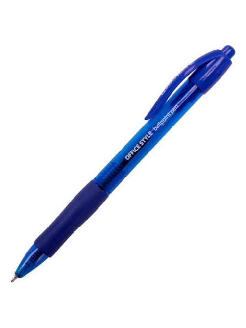 Ручка шариковая автоматическая с грипом BRAUBERG 