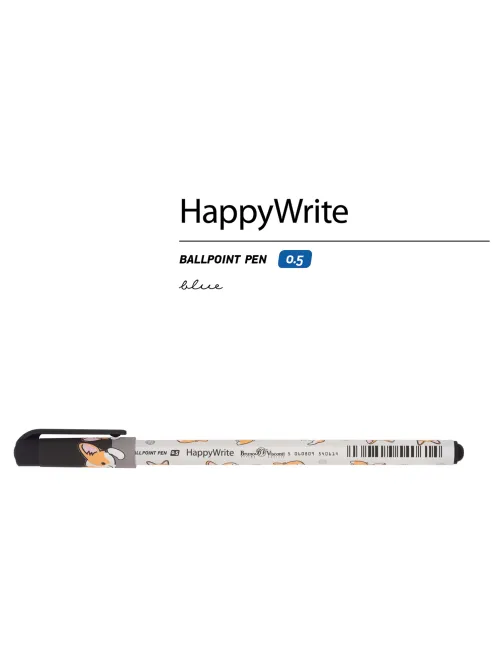 Ручка шариковая BRUNO VISCONTI HappyWrite, СИНЯЯ, 