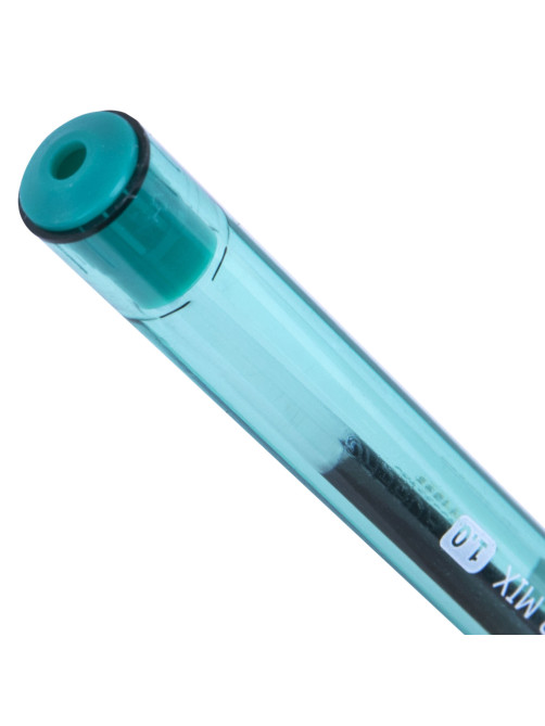 Ручки шариковые BRAUBERG X-30 COLOR MIX, КОМПЛЕКТ 12 ШТ., СИНИЕ, пишущий узел 1 мм, линия письма 0,5 мм, 144336