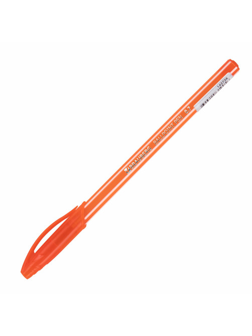Ручка шариковая масляная BRAUBERG STRIPES, СИНЯЯ, корпус ассорти, узел 0,7 мм, линия письма 0,35 мм, 143736