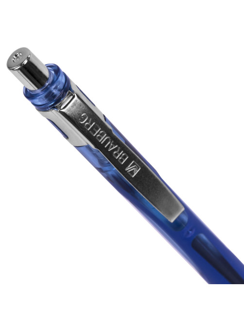 Ручка шариковая автоматическая с грипом BRAUBERG 