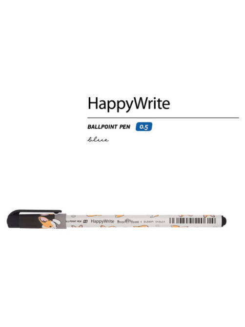 Ручка шариковая BRUNO VISCONTI HappyWrite, СИНЯЯ, 