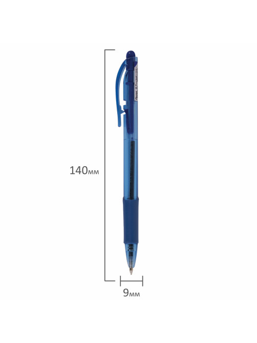 Ручка шариковая масляная автоматическая с грипом PENTEL (Япония) 