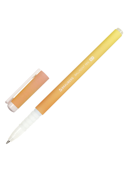 Ручка шариковая BRAUBERG SOFT TOUCH GRIP 