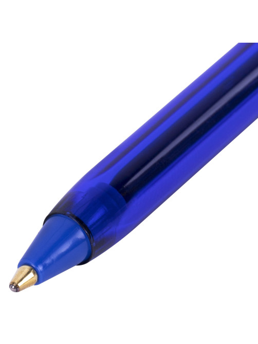 Ручки шариковые BRAUBERG X-30 CLASSIC, КОМПЛЕКТ 12 ШТ., СИНИЕ, пишущий узел 1 мм, линия письма 0,5 мм, 144332