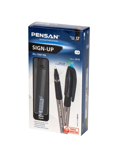 Ручка шариковая масляная с грипом PENSAN 