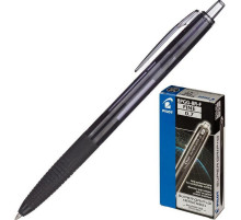 Ручка шариковая автоматическая с грипом PILOT Super Grip G, ЧЕРНАЯ, линия 0,22 мм, BPGG-8R-F B