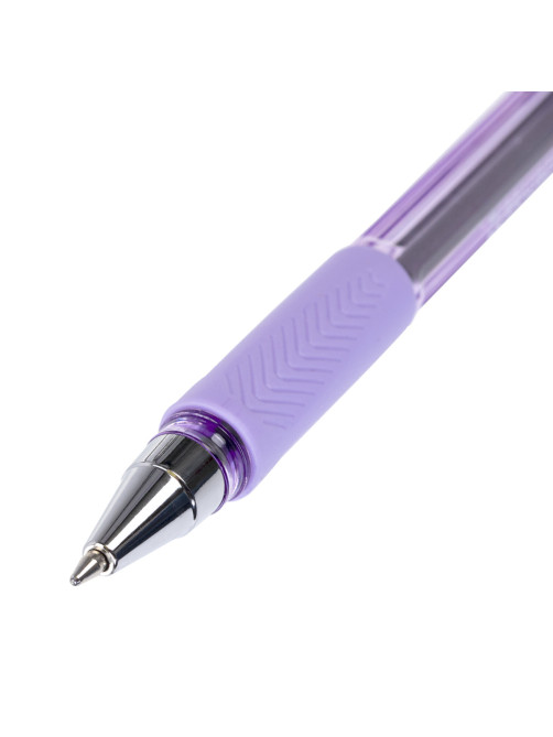 Ручка шариковая BRAUBERG BP-GT PASTEL, СИНЯЯ, корпус ассорти, пишущий узел 0,7 мм, линия письма 0,35 мм, 144503