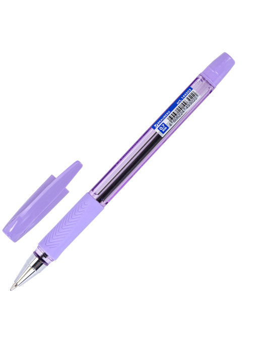 Ручка шариковая BRAUBERG BP-GT PASTEL, СИНЯЯ, корпус ассорти, пишущий узел 0,7 мм, линия письма 0,35 мм, 144503
