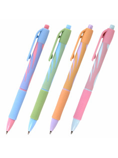 Ручка шариковая автоматическая BRAUBERG ULTRA-RT PASTEL, СИНЯЯ, 0,7 мм, линия 0,35 мм, 143933