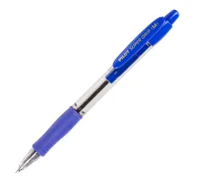 Ручка шариковая автоматическая с грипом PILOT Super Grip, СИНЯЯ, 1 мм, линия 0,27 мм, BPGP-10R-M L