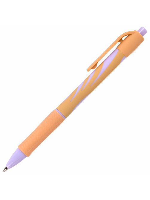 Ручка шариковая автоматическая BRAUBERG ULTRA-RT PASTEL, СИНЯЯ, 0,7 мм, линия 0,35 мм, 143933